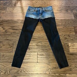 R13 Chaps Mid Rise Size NWT 27